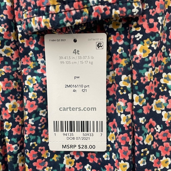 NWT Carters Girl 4T Bundle - Picture 4 of 10